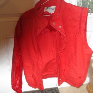 New Ladies Red Vest/jacket size L
